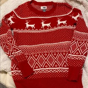 Old Navy Christmas sweater.